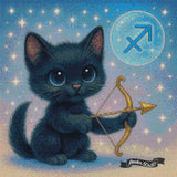 Sagittarius Kitten ©The One With The Diamond Art