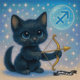 Sagittarius Kitten ©The One With The Diamond Art