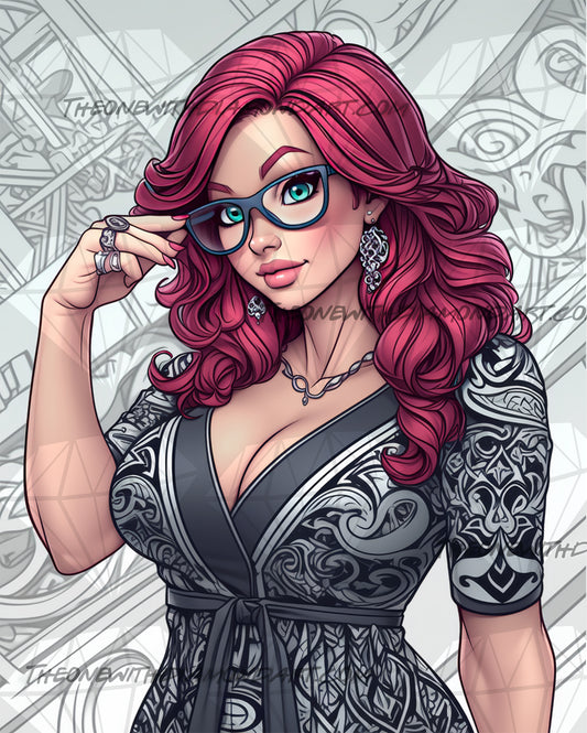 Scarlet Librarian ©Shala Jarias