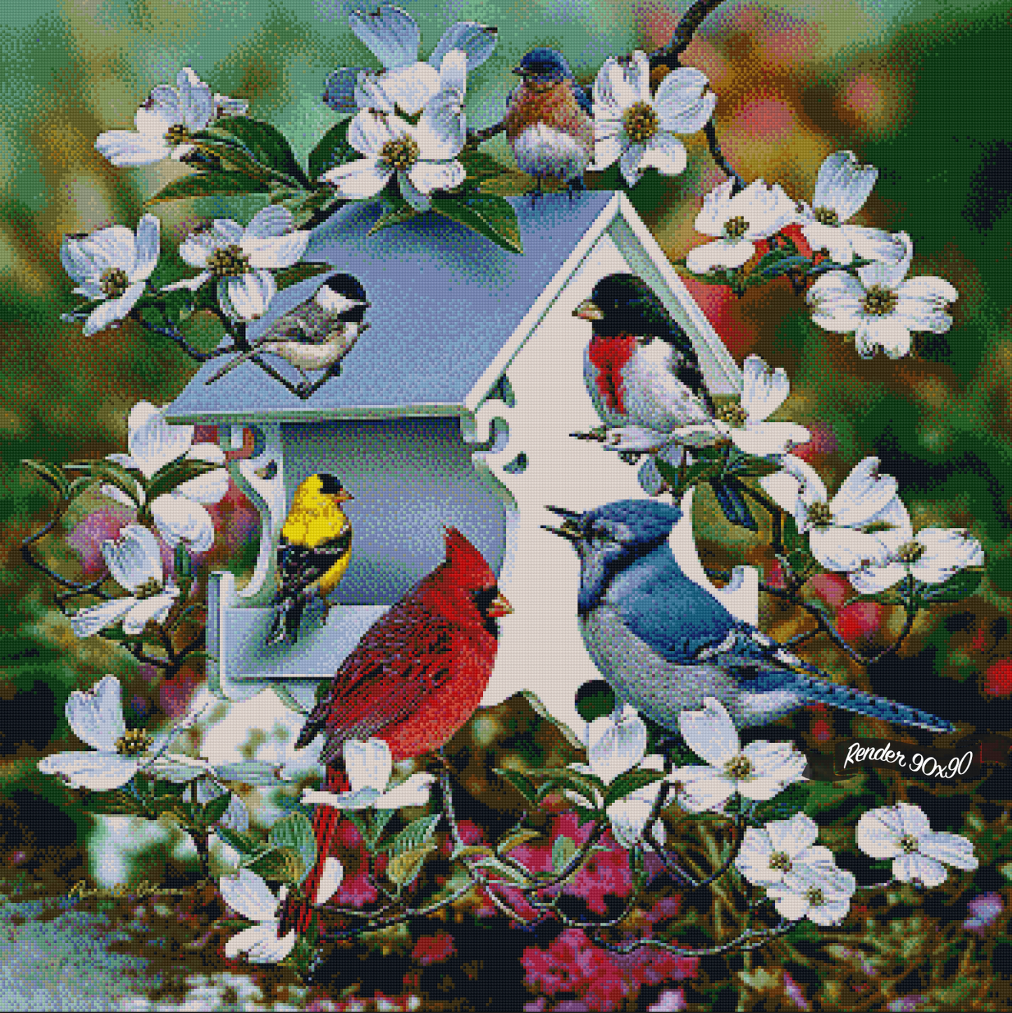 Backyard Birds ©Russell Cobane. Licensed by MGL, www.mglart.com