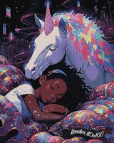 I Dream Of Unicorns ©Afro_Anime_Senpai