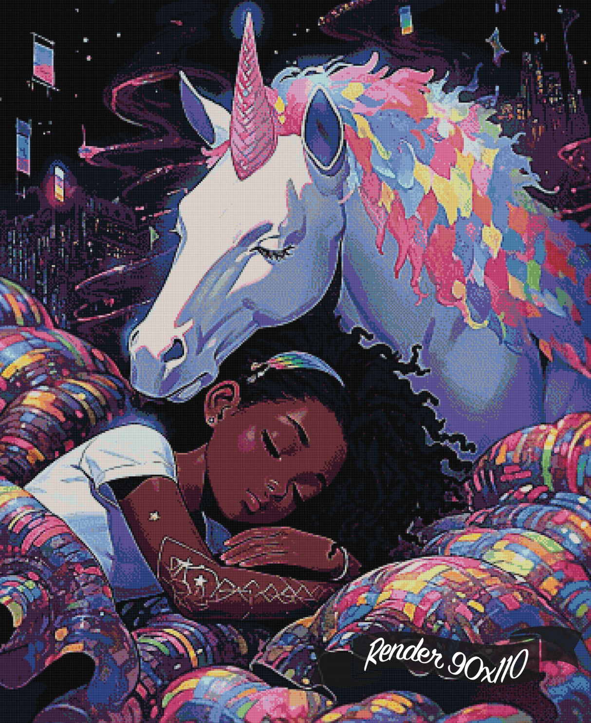 I Dream Of Unicorns ©Afro_Anime_Senpai