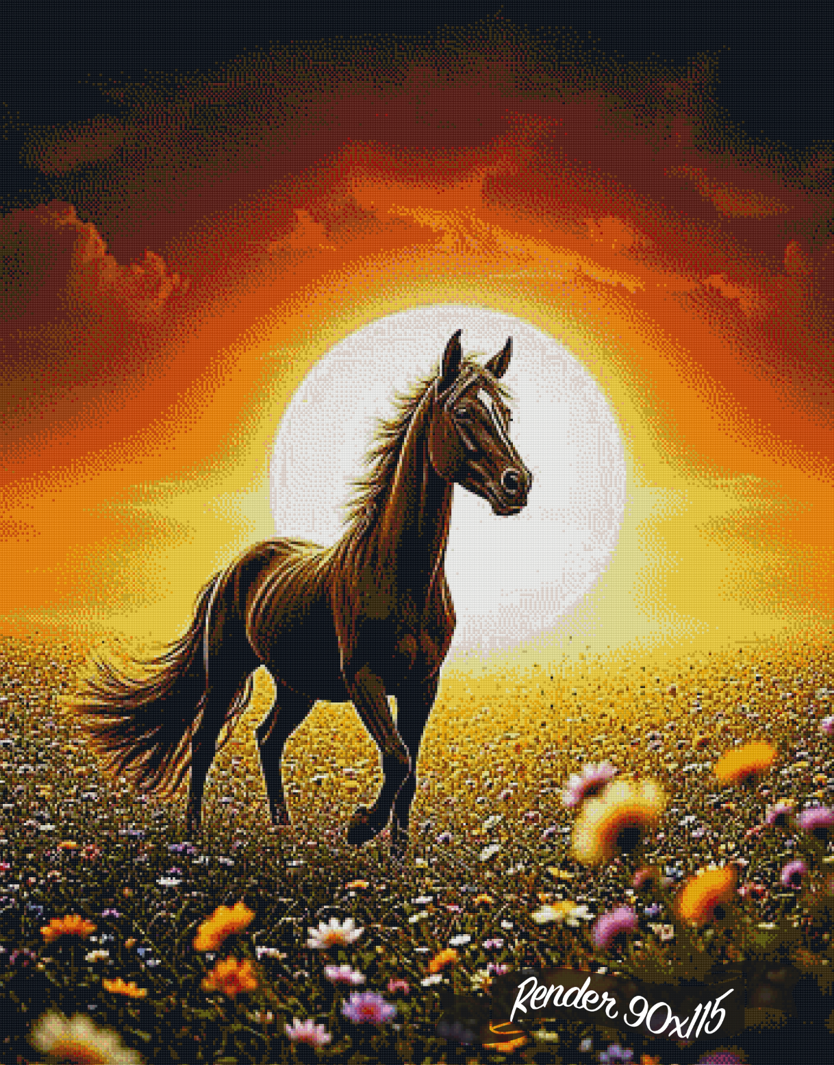 Equine Sunset ©Morrigan Austin