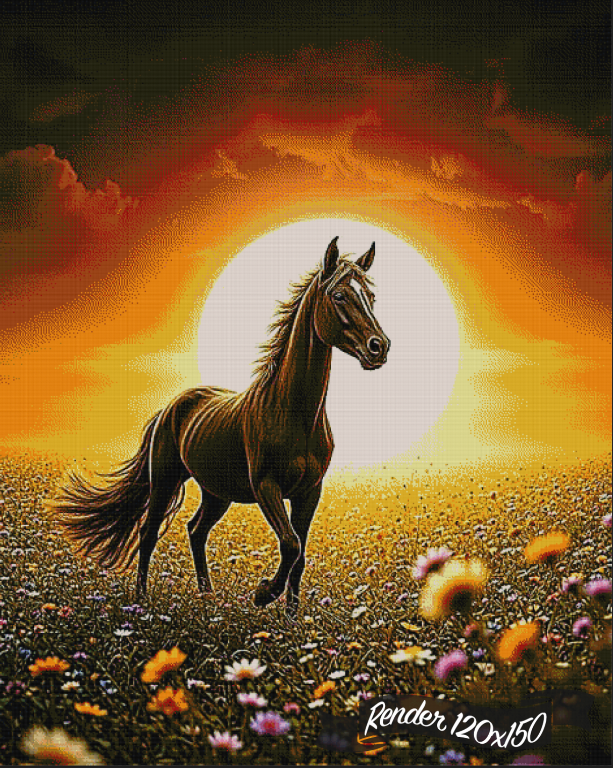 Equine Sunset ©Morrigan Austin