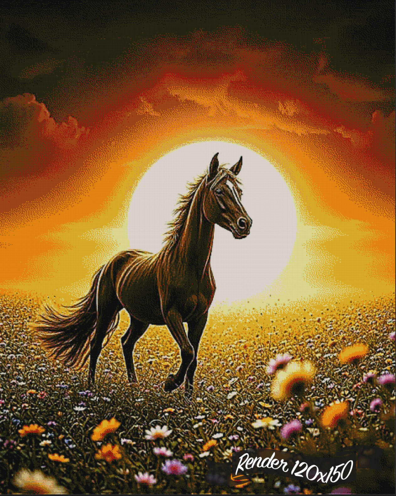 Equine Sunset ©Morrigan Austin