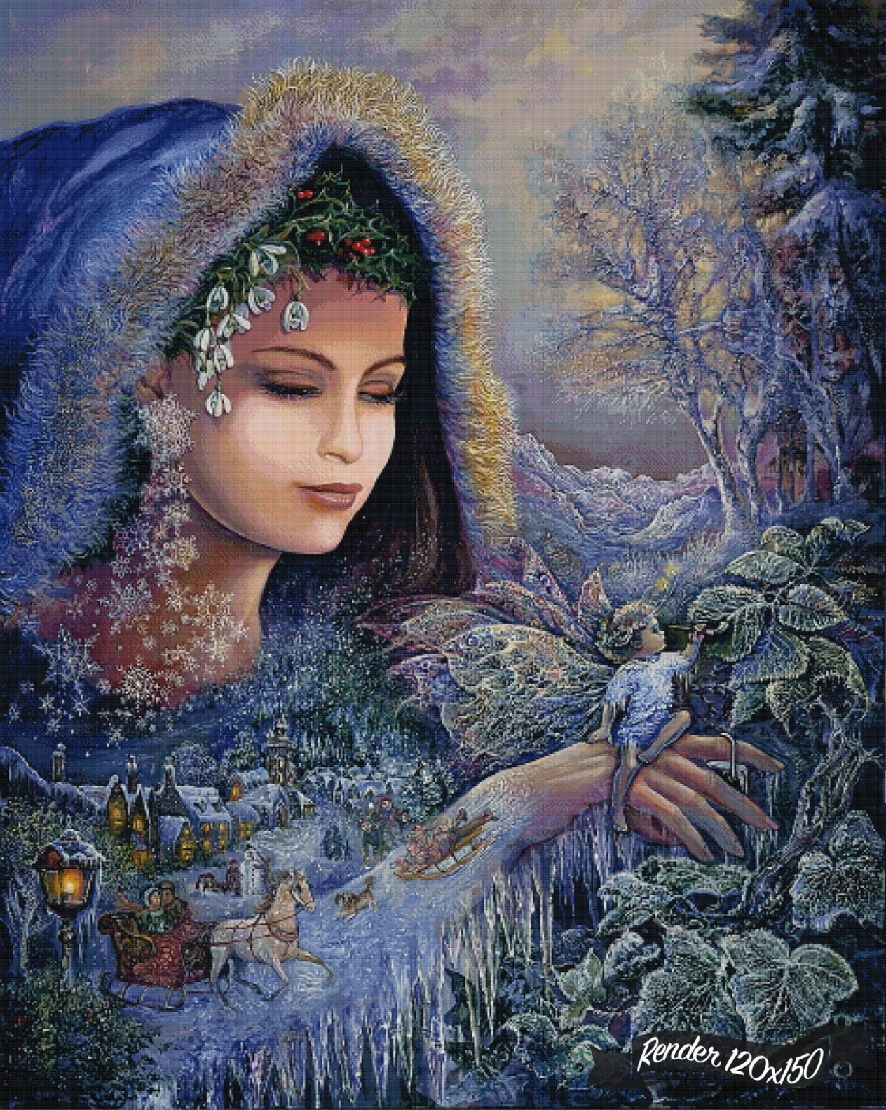 Spirit Of Winter ©Josephine Wall