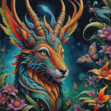 Deer Dragon Hybrid ©Morrigan Austin