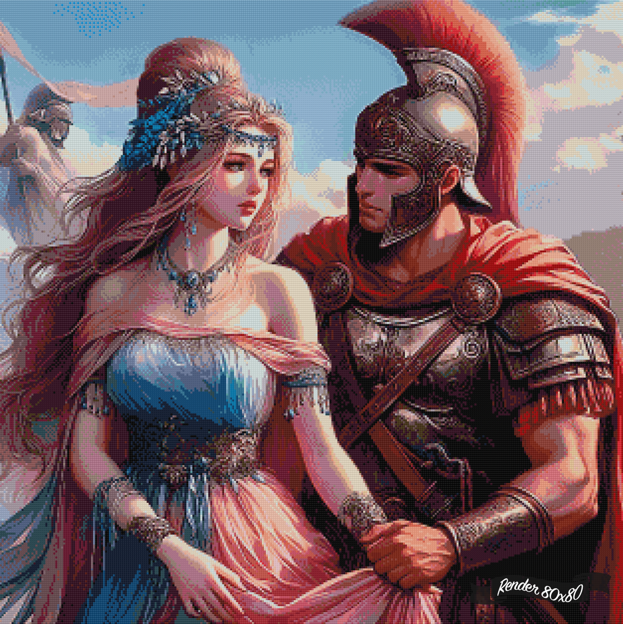 Rome's Champion, Athens' Jewel ©StacyDealArt