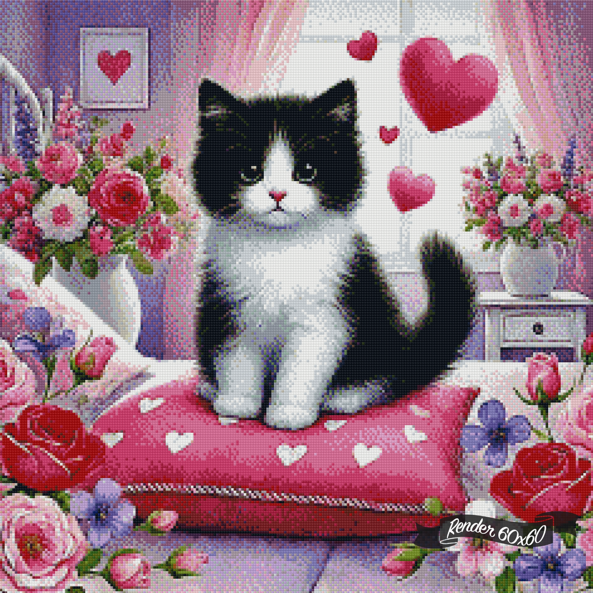 Hearts Of Fluff ©Cocomarshmallow Art