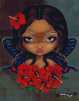 Red Hibiscus Fairy ©Jasmine Becket-Griffith