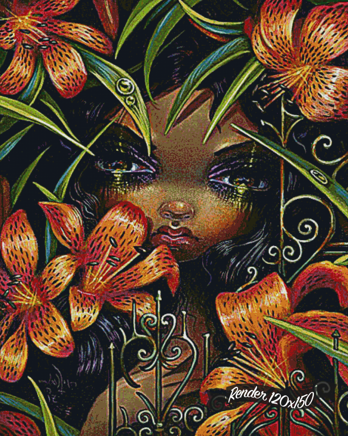 The Language Of Flowers 5 ©Jasmine Becket-Griffith