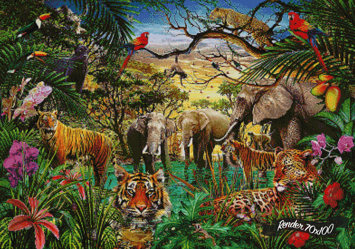 Jungle Wildlife ©Ciro Marchetti. Licensed by MGL, www.mglart.com