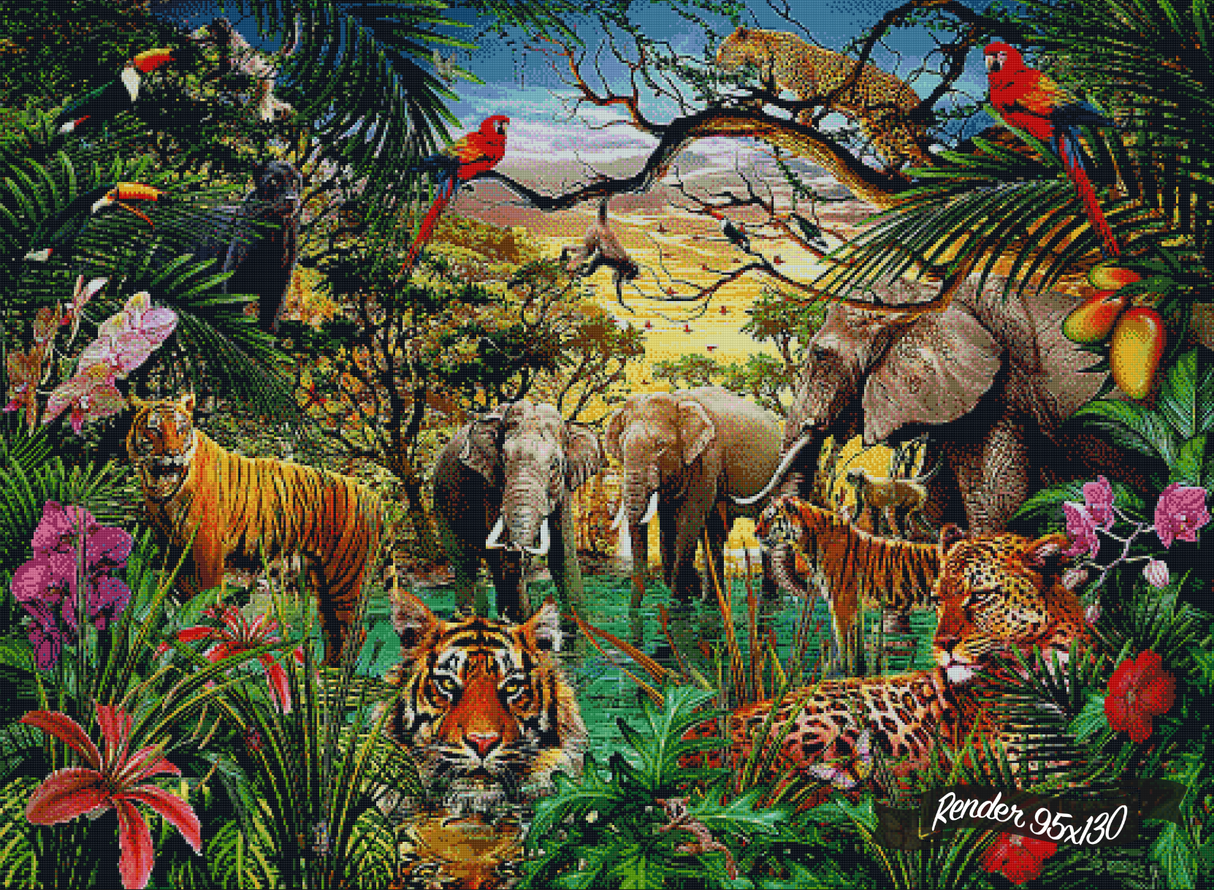 Jungle Wildlife ©Ciro Marchetti. Licensed by MGL, www.mglart.com
