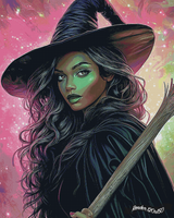 The Green Witch ©Cocomarshmallow Art