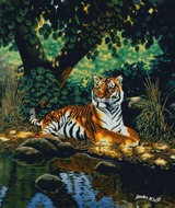 Tiger ©Chris Hiett. Licensed by MGL, www.mglart.com