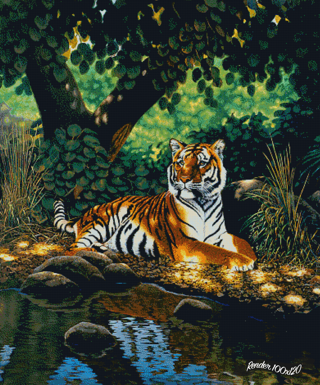 Tiger ©Chris Hiett. Licensed by MGL, www.mglart.com