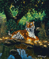 Tiger ©Chris Hiett. Licensed by MGL, www.mglart.com