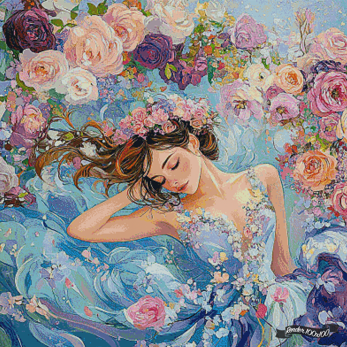 Dreaming In Blooms ©Diamants et Strass