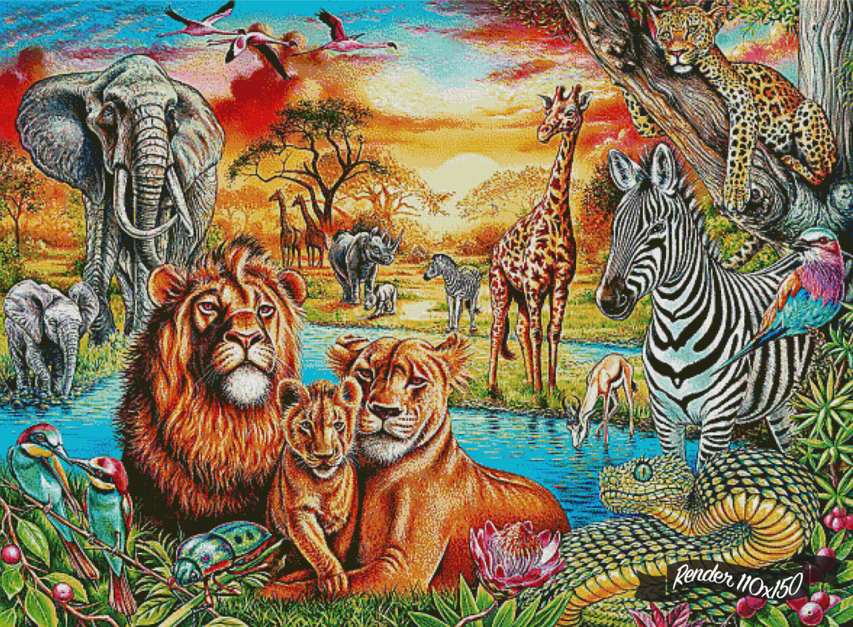 Animals Of Africa ©Mark Gregory. Licensed by MGL, www.mglart.com