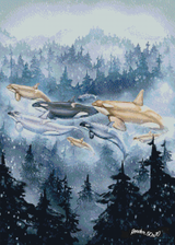 Transcendent Orca - Surfacing ©Chellosia