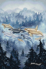 Transcendent Orca - Surfacing ©Chellosia