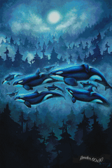 Transcendent Orca - Moon Sea ©Chellosia
