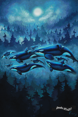 Transcendent Orca - Moon Sea ©Chellosia