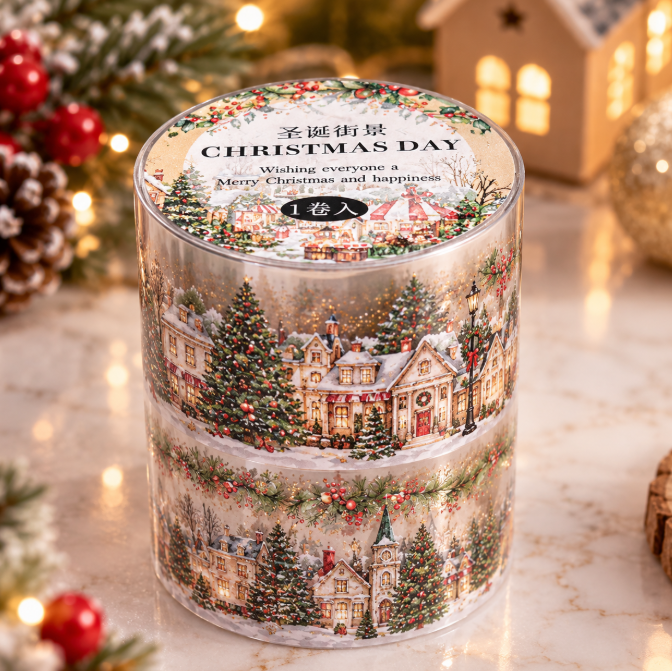 Christmas Village Decorative Tape
