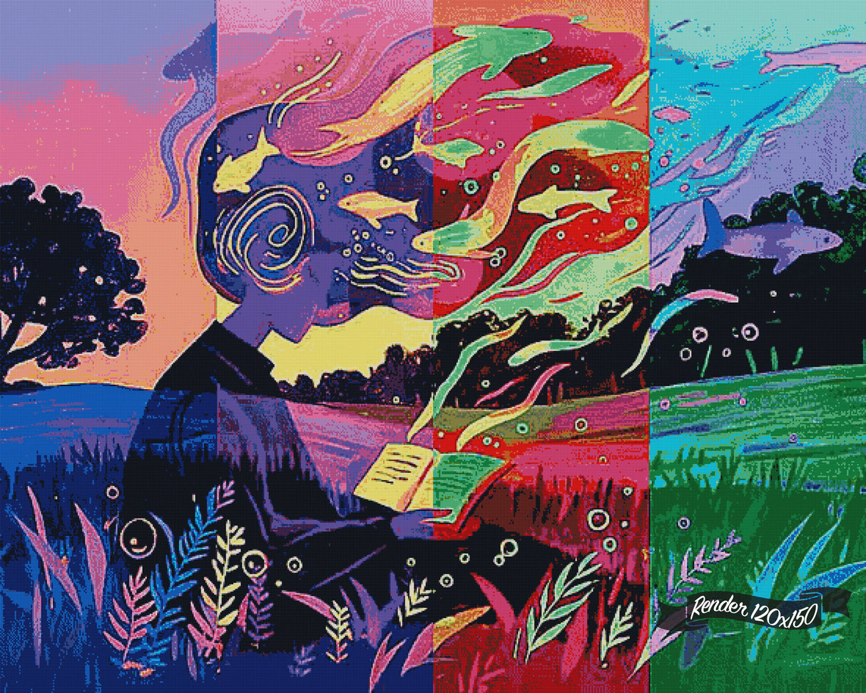 Seeing Rainbows In A Book ©Titan Aiaia