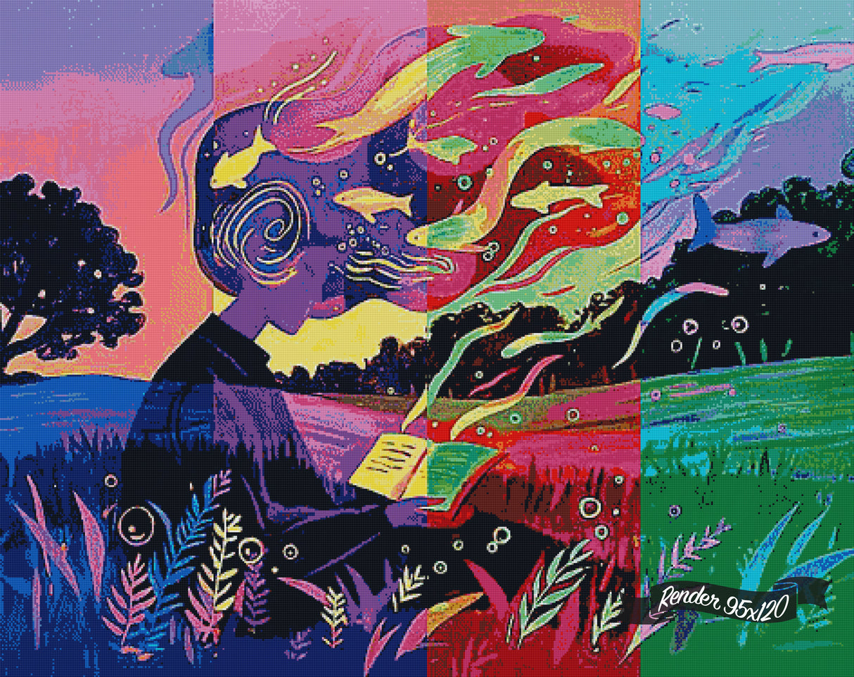 Seeing Rainbows In A Book ©Titan Aiaia