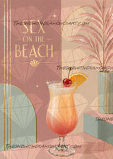 *Paint By Numbers* Cocktail Hour - Sex On The Beach ©The One With The Diamond Art