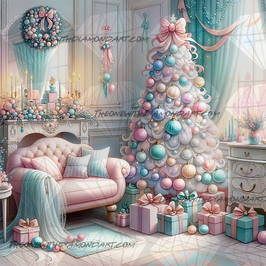 Shabby Chic Christmas ©Laura @cocomarshmallow_art