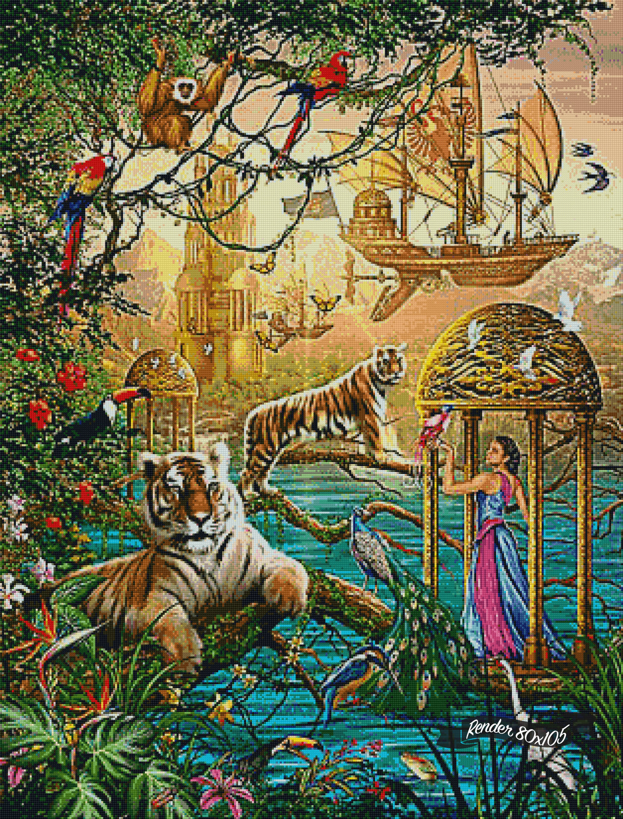 Shangri La Summer ©Ciro Marchetti. Licensed by MGL, www.mglart.com