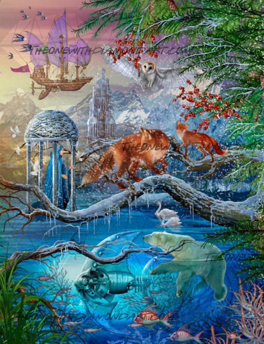 Shangri La Winter ©Ciro Marchetti. Licensed by MGL, www.mglart.com