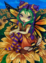 Sitting On A Sunflower ©Jasmine Becket-Griffith