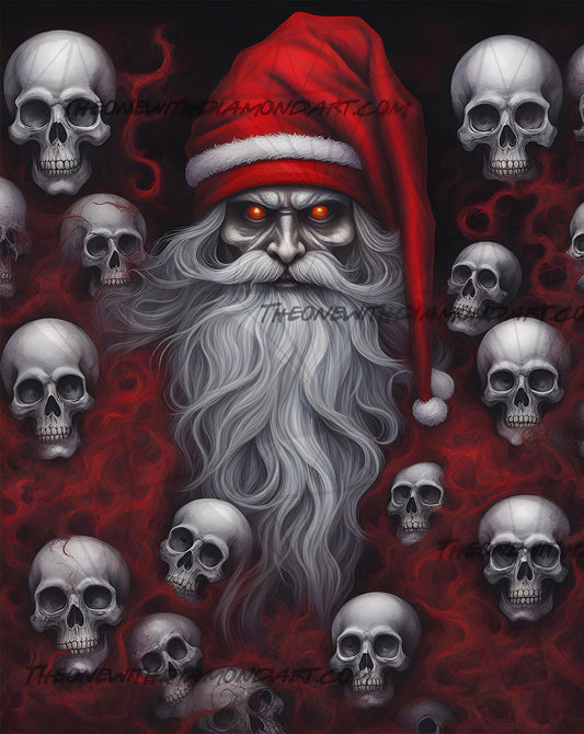 Skulls And Evil Santa ©CajunBeauty