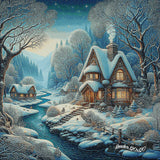 Snowfall in the Hidden Valley ©Morgana Fantasy AI