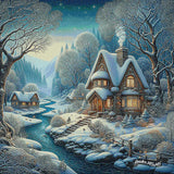 Snowfall in the Hidden Valley ©Morgana Fantasy AI