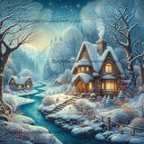 Snowfall in the Hidden Valley ©Morgana Fantasy AI