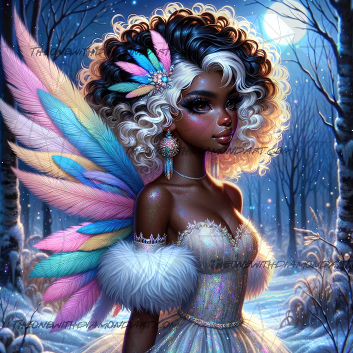 Sparkly Night Angel ©Cocomarshmallow Art