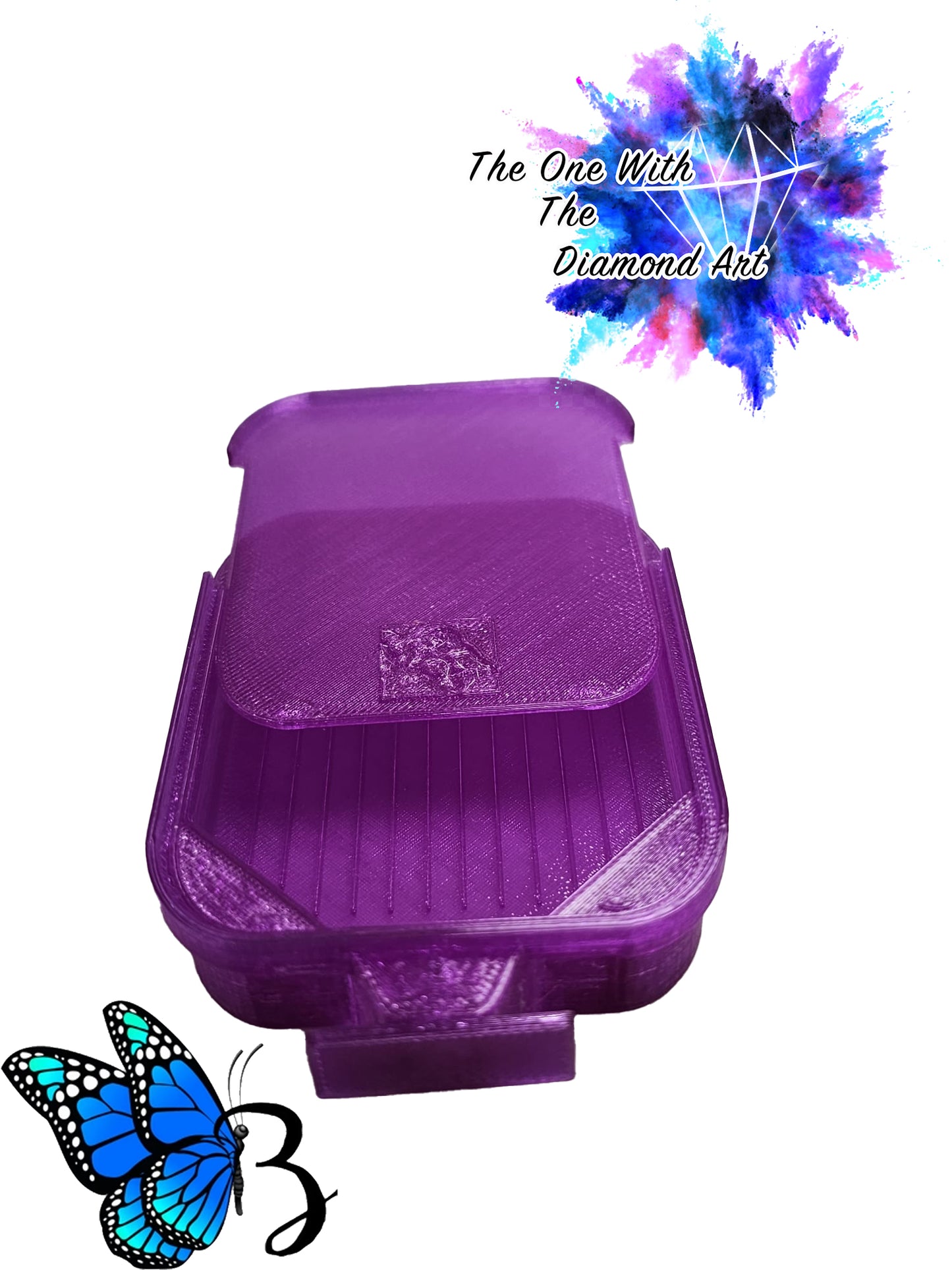 Sparkly Translucent Purple (Small Tray) ©Bella Art deNicole