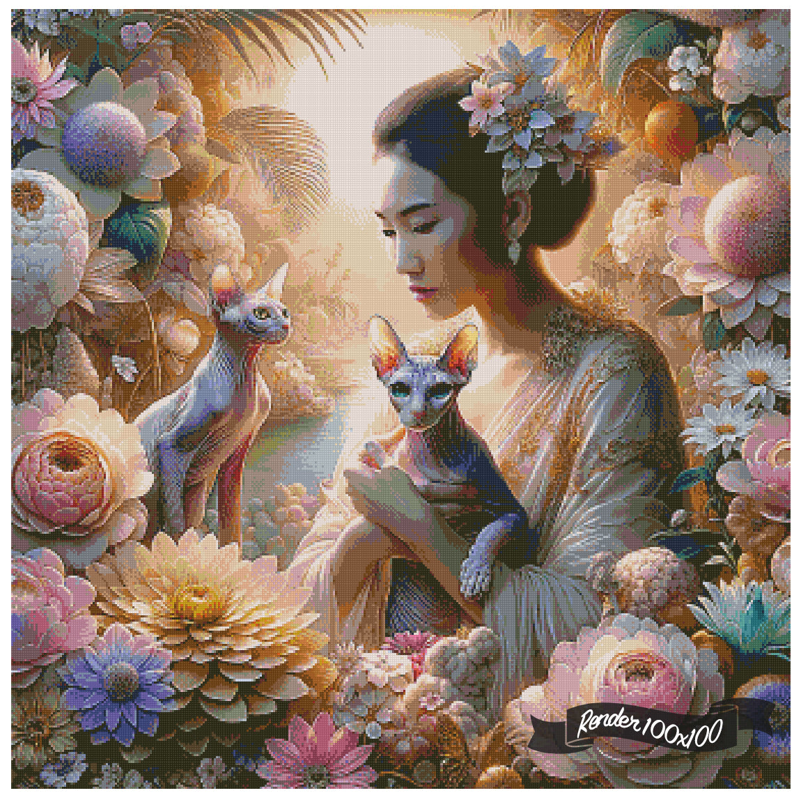 Sphynx Passion ©Cocomarshmallow Art