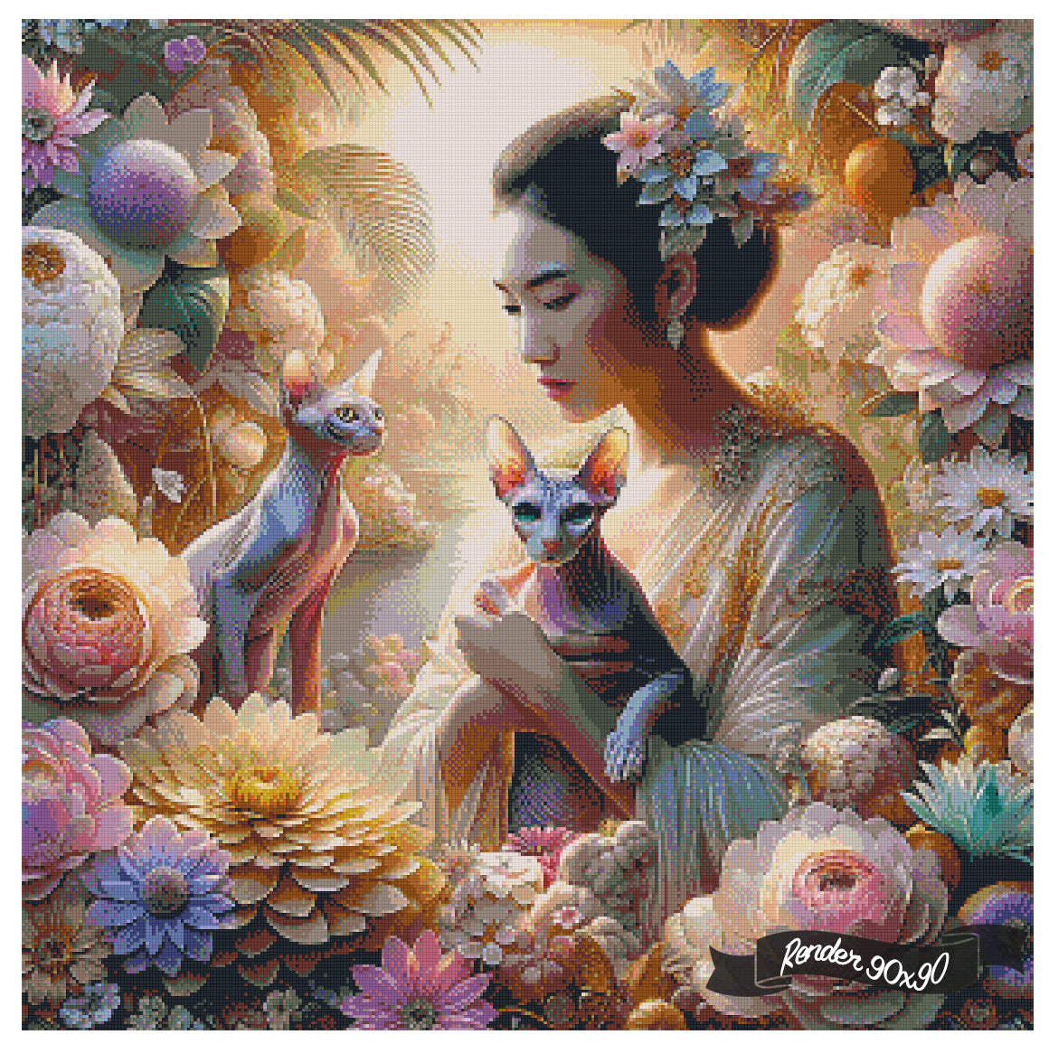 Sphynx Passion ©Cocomarshmallow Art