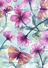 *Hand-Rendered* Spring Flowers ©Emilie Jarrige