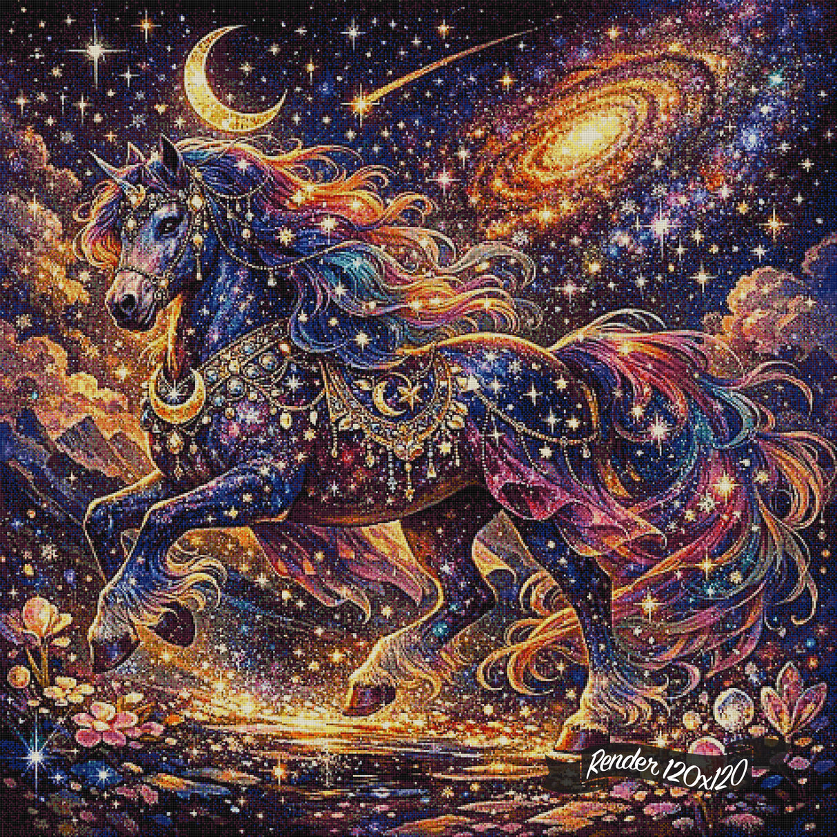 Steed of the Starborn Sky ©Morrigan Austin