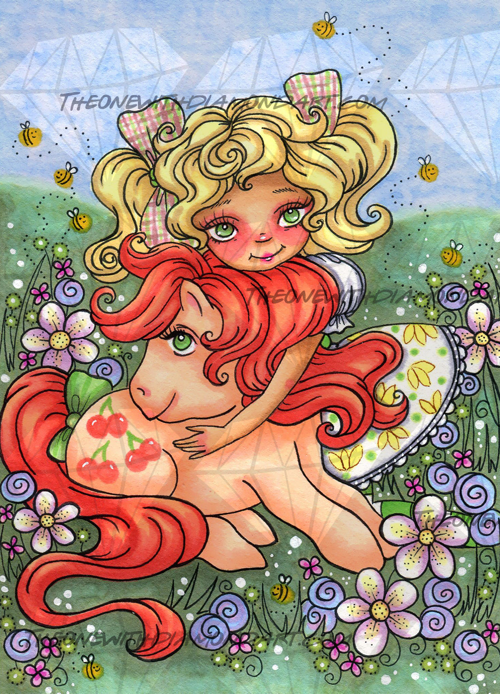 *Hand-Rendered* Sweet Snuggles ©Regan Kubecek