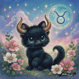 Taurus Kitten ©The One With The Diamond Art