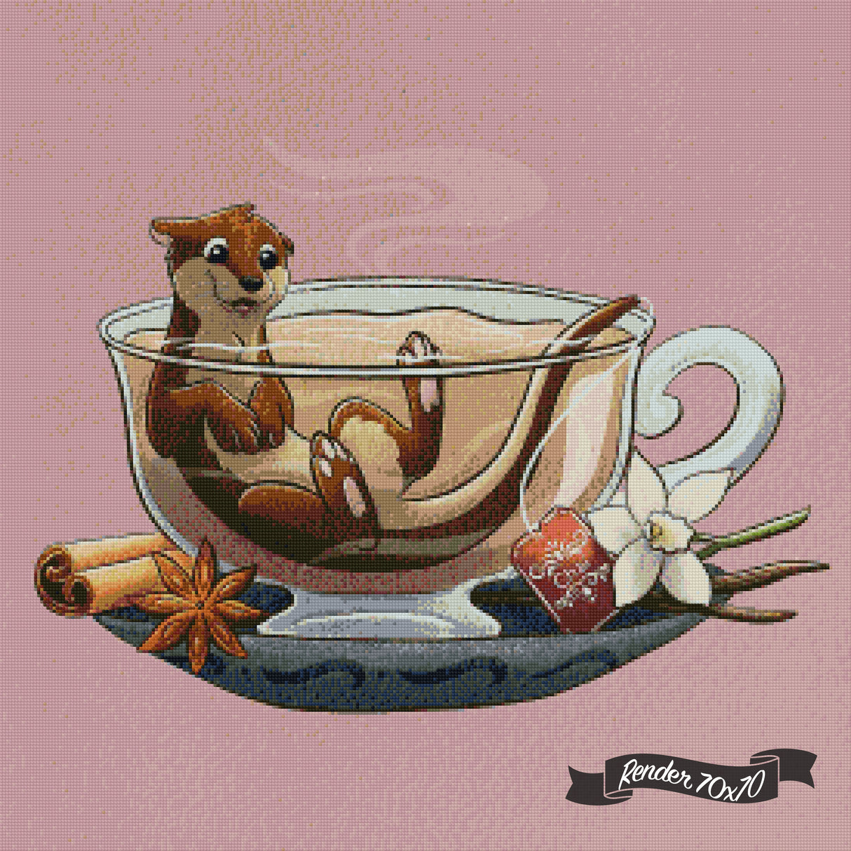 Tea Collective - Otter ©Parente Illustration