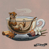 Tea Collective - Otter ©Parente Illustration