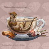Tea Collective - Otter ©Parente Illustration
